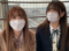 未歩なな・デビュー前の無修正個人撮影動画「【究極美少女…再び。】SSS級美少女と韓国系美女の衝撃３P映像。アイドル級美少女達の放課後秘密ファイル」前編