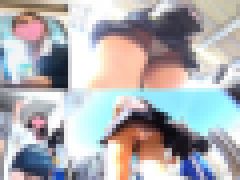 クリオネさんのパンチラHOLIC・53【美人JKちゃんのむちむち階段＆陽キャで自由なJKちゃんのテカP】