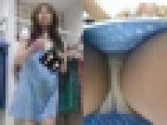 Mr.研修生 06 水色水玉ワンピ店員さん 白パンツ